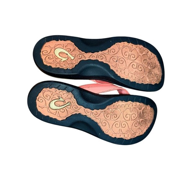 Olu Kai | Ohana Flip-Flops | Coral | W8 - Picture 4 of 4